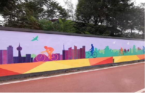 合肥墙体彩绘-围墙