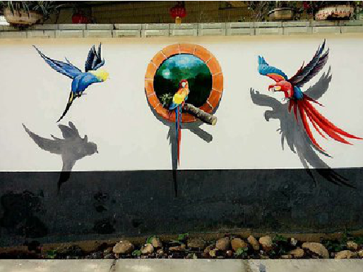 合肥视觉错位-3D墙绘设计