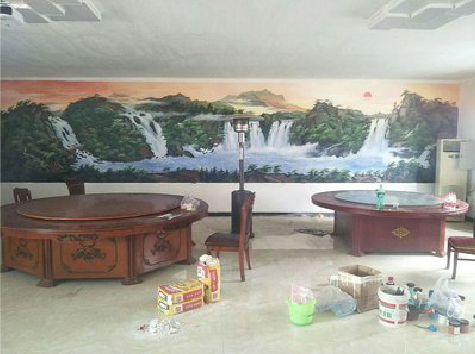 合肥墙绘-写实风景