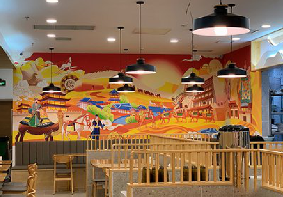 合肥商业空间彩绘介绍。