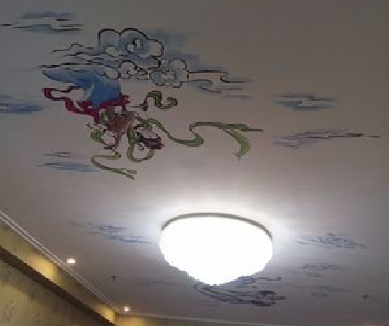 合肥如何快速绘制天花板上的手绘墙？