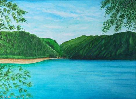 合肥在墙绘中，如何绘画绿水青山？