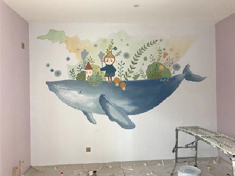 合肥手绘墙的特点及优势。